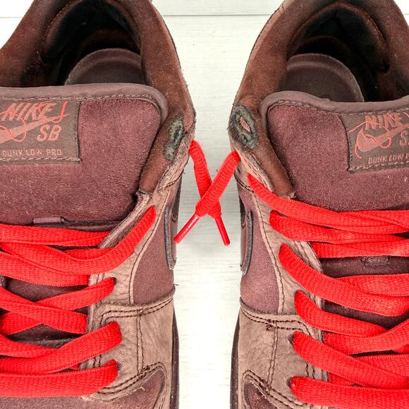 Nike SB Dunk Low Premium Burgundy Crush Dark Team Red Size 12 FN0619-600 w/ Box main image 8